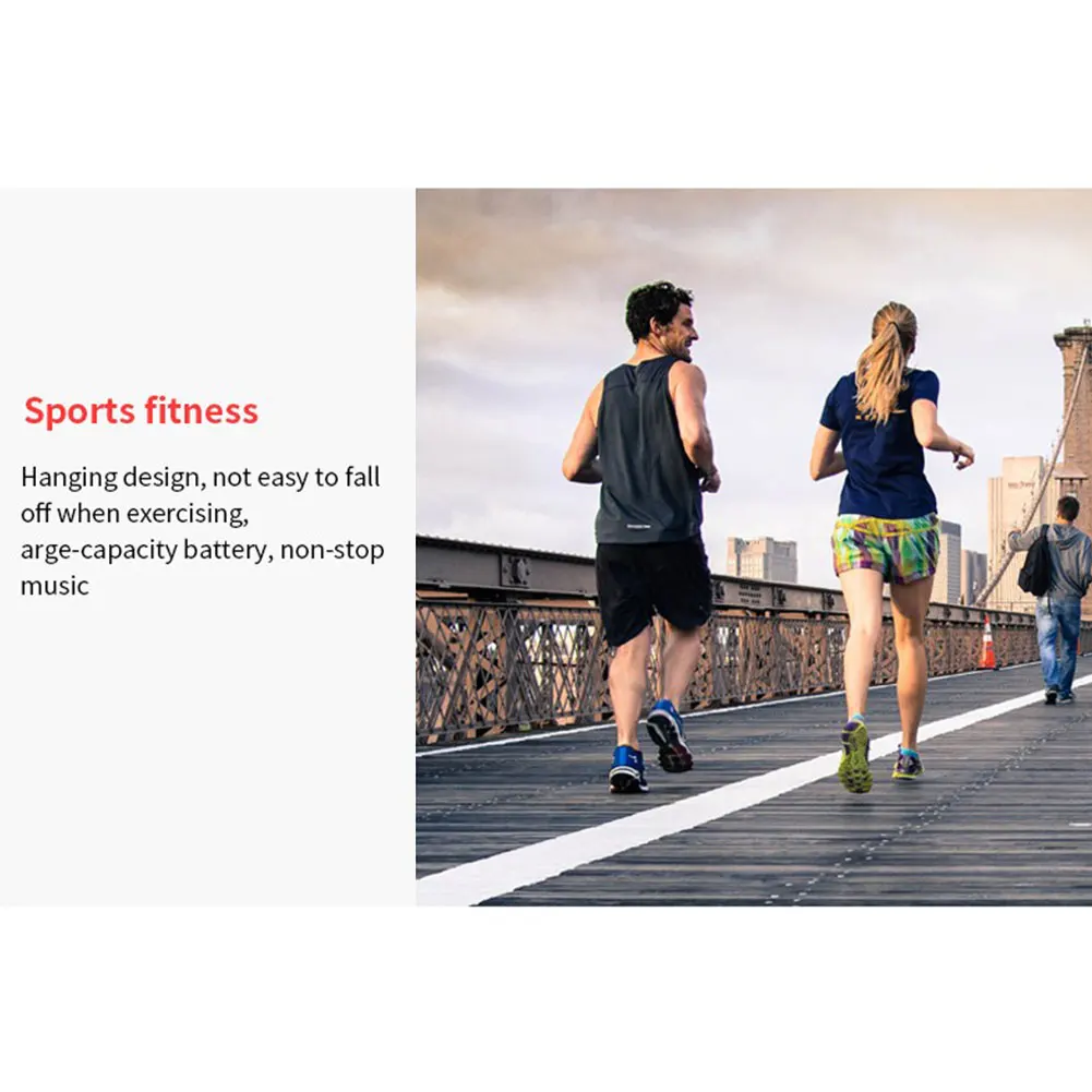 TWS Bluetooth 5.0 Headphones Bone Conduction Waterproof Headset Stereo Hands-Free With Microphone For Jogging Running Driving
TWS Bluetooth 5.0 Headphones Bone Conduction Waterproof Headset Stereo Hands-Free With Microphone For Jogging Running Driving