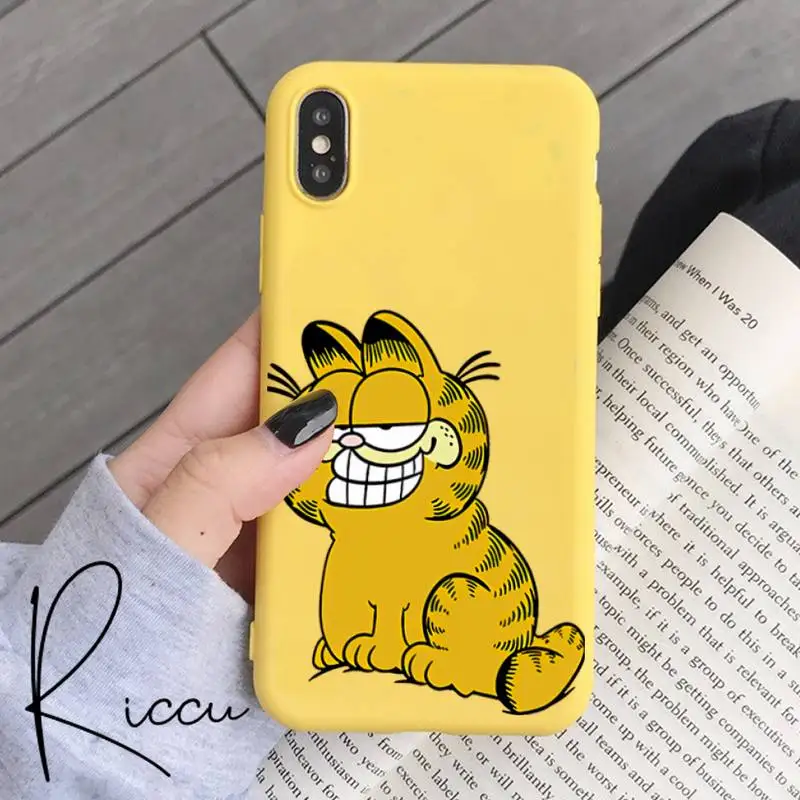 Cute Cartoon Anime Garfield Phone Case For IPhone 8 7 6 6S Plus X 5S SE 2020 XR 11 12 Pro Mini Pro XS MAX Candy Yellow Silicone
Cute Cartoon Anime Garfield Phone Case For IPhone 8 7 6 6S Plus X 5S SE 2020 XR 11 12 Pro Mini Pro XS MAX Candy Yellow Silicone
