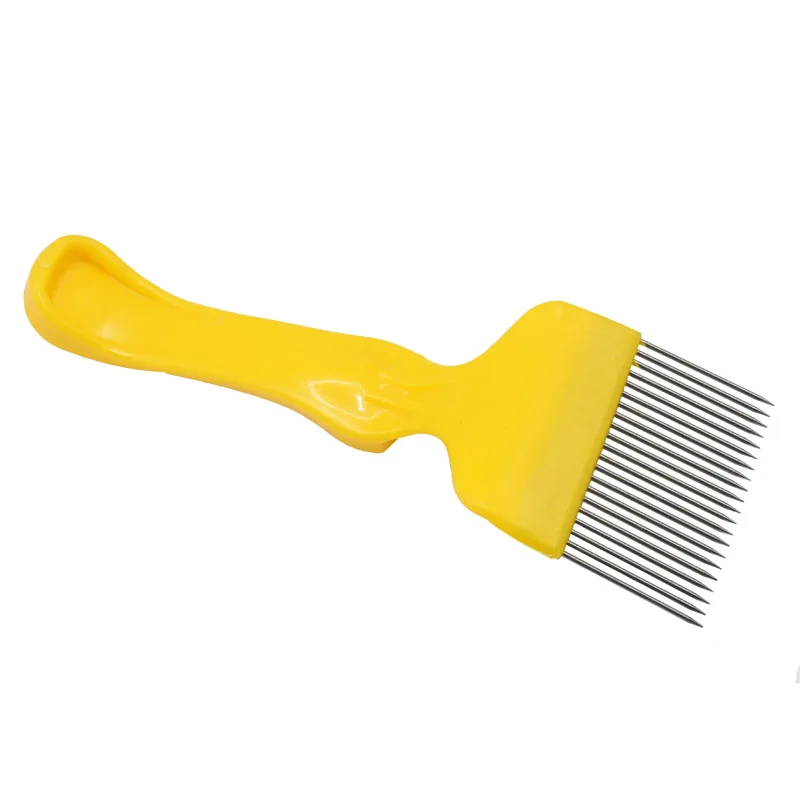 1pcs Good Quality 21 Pin Stainless Steel Tines Comb Uncapping Fork Scratcher Honey cutter Cut Honey Bee Beekeeping Tools
1pcs Good Quality 21 Pin Stainless Steel Tines Comb Uncapping Fork Scratcher Honey cutter Cut Honey Bee Beekeeping Tools