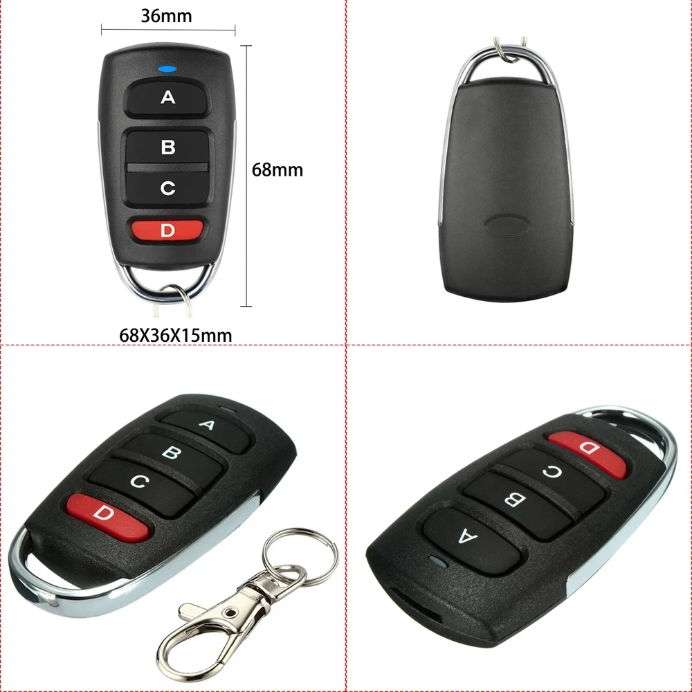 For ADYX ALIZE EM4C EM2C 433Mhz Remote Control Gate Opener Key Fob Fixed Code Garage Door Controls
For ADYX ALIZE EM4C EM2C 433Mhz Remote Control Gate Opener Key Fob Fixed Code Garage Door Controls