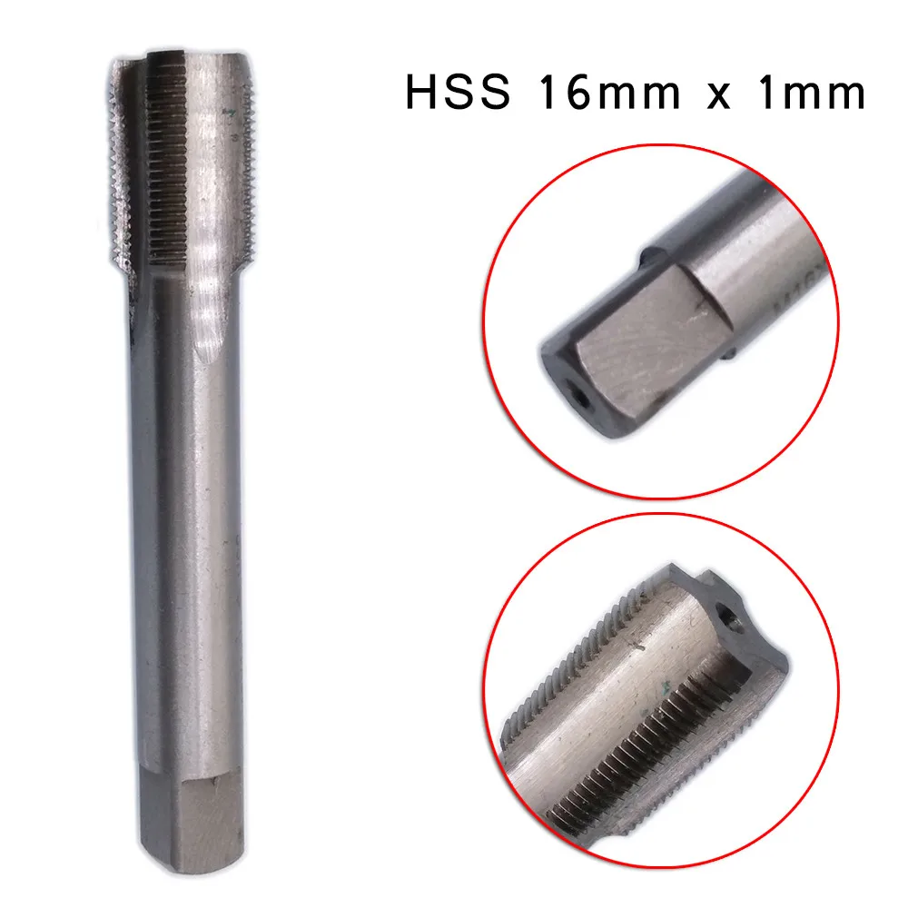 HSS 16mm X 1 Metric Tap Length 91mm Right Hand Thread M16 X 1mm Pitch High Speed Steel Metal Working Accessories
HSS 16mm X 1 Metric Tap Length 91mm Right Hand Thread M16 X 1mm Pitch High Speed Steel Metal Working Accessories
