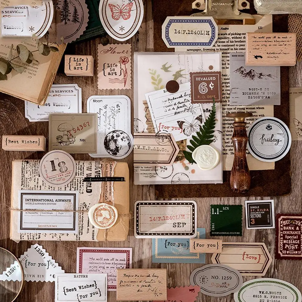 40 Pcs/Set Vintage Stamps Sticky Notes Kawaii Stationery Sticker DIY Journal Scrapbooking Decoration Stickers School Supplies
40 Pcs/Set Vintage Stamps Sticky Notes Kawaii Stationery Sticker DIY Journal Scrapbooking Decoration Stickers School Supplies