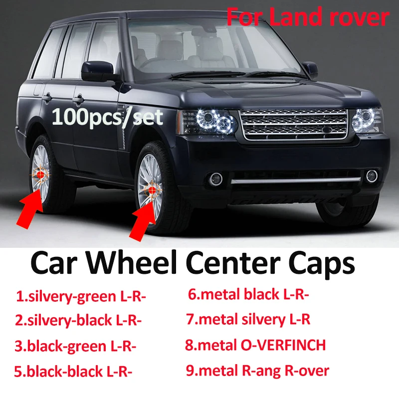 100PCS/SET 62MM Car Wheel Center Cap Rim Emblem Badge Wheel Hub Caps 6.2CM Emblem for Range Discovery Freelander
100PCS/SET 62MM Car Wheel Center Cap Rim Emblem Badge Wheel Hub Caps 6.2CM Emblem for Range Discovery Freelander