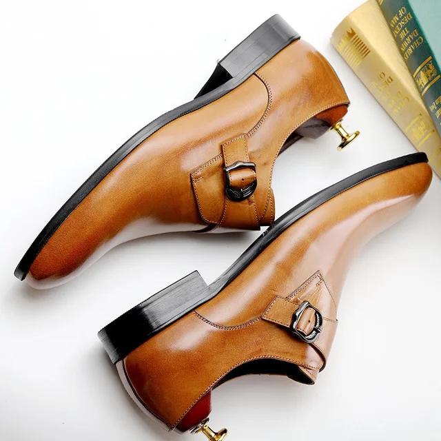 Mens Formal Shoes Leather Oxford Shoes For Men Dressing Wedding Men Brogues Office Shoes Slip On Buckle Male Zapatos De Hombre
Mens Formal Shoes Leather Oxford Shoes For Men Dressing Wedding Men Brogues Office Shoes Slip On Buckle Male Zapatos De Hombre