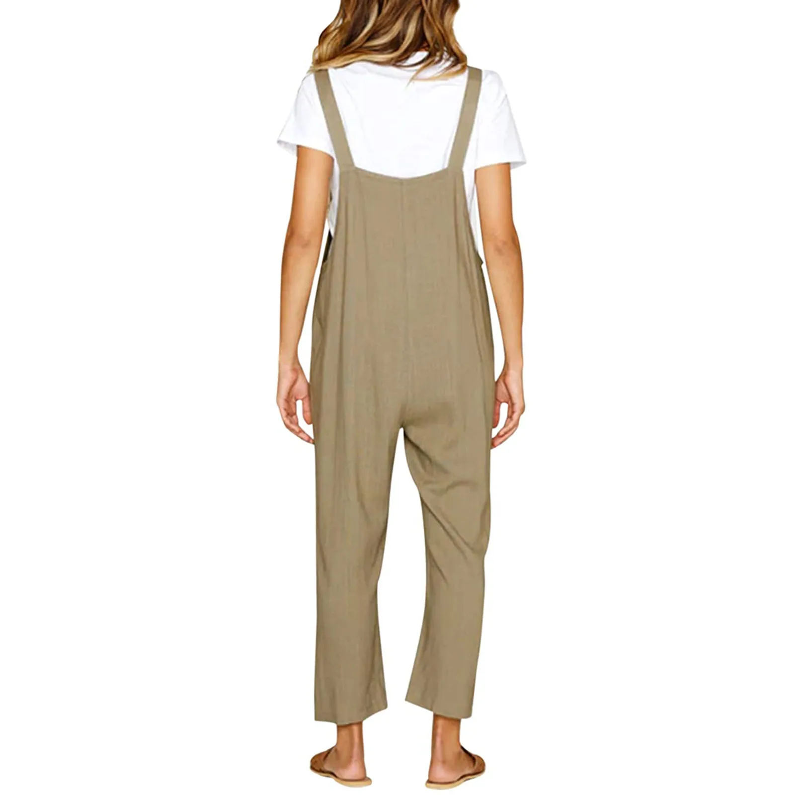 Jumpsuit Women Clothing Fashion Loose Casual Sleeveless Pockets Linen Rompers Long Playsuit Party Jumpsuits overalls Long Pants
Jumpsuit Women Clothing Fashion Loose Casual Sleeveless Pockets Linen Rompers Long Playsuit Party Jumpsuits overalls Long Pants