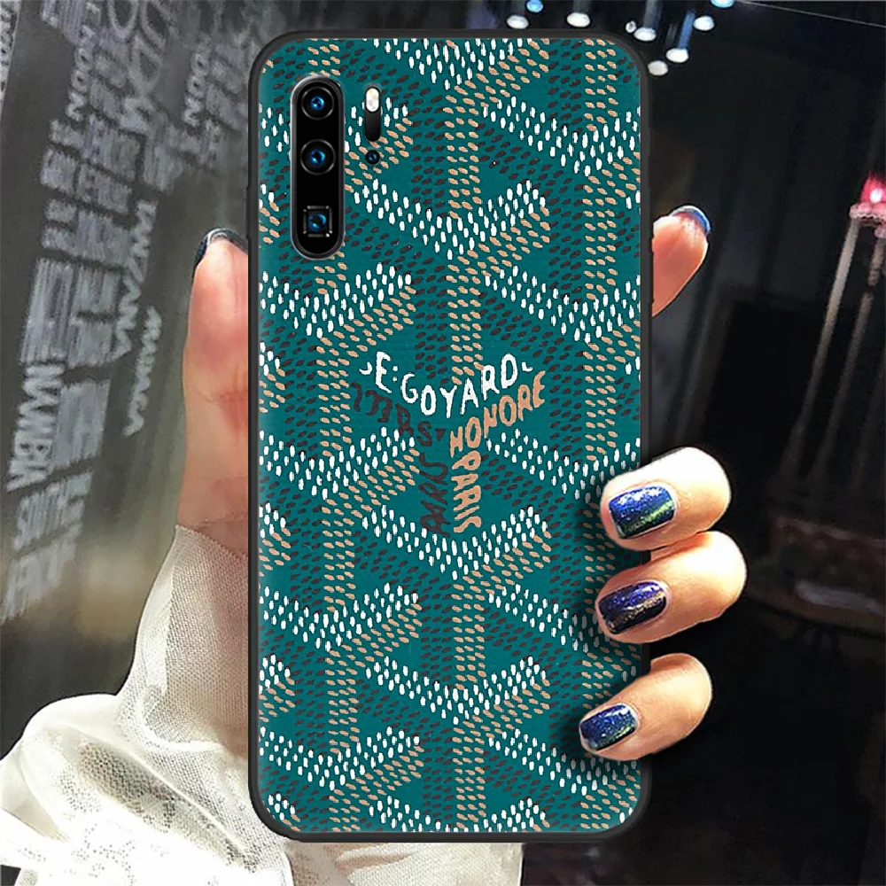 Luxury Brand Goyard Phone Case Cover Hull For Huawei P8 P9 P10 P20 P30 P40 Lite Pro Plus Smart Z 2019 black Hoesjes Luxury Funda
Luxury Brand Goyard Phone Case Cover Hull For Huawei P8 P9 P10 P20 P30 P40 Lite Pro Plus Smart Z 2019 black Hoesjes Luxury Funda