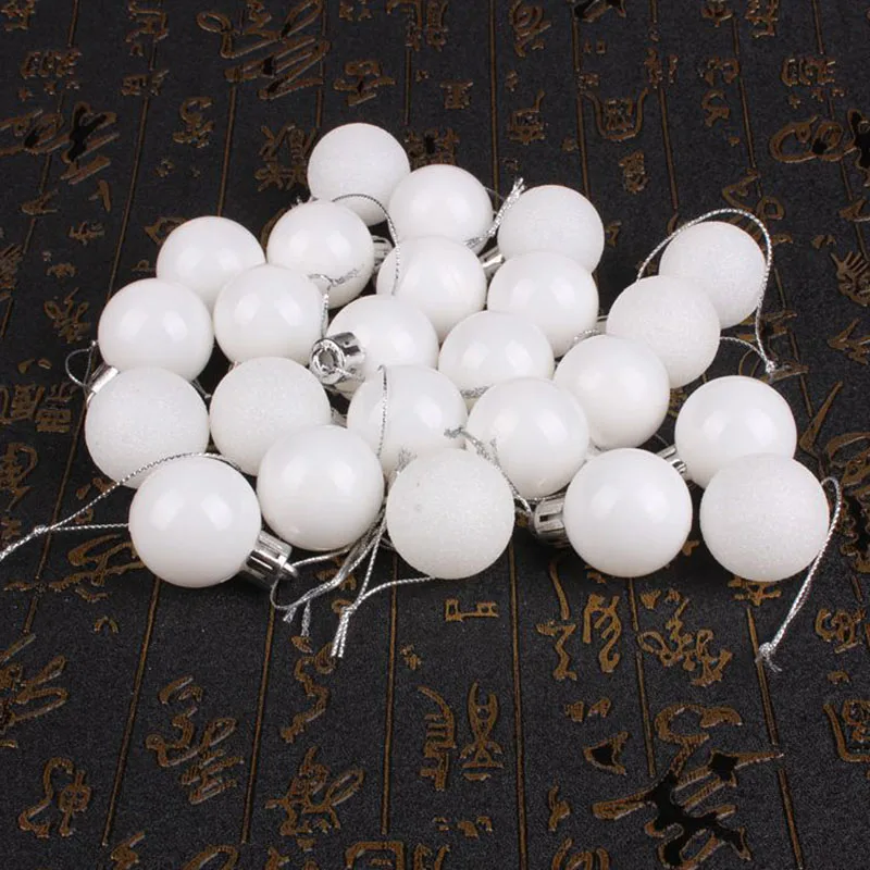 24pcs 30mm Mini Christmas Balls Baubles Plastic Tree Hanging Decorations For Party DFDS889
24pcs 30mm Mini Christmas Balls Baubles Plastic Tree Hanging Decorations For Party DFDS889