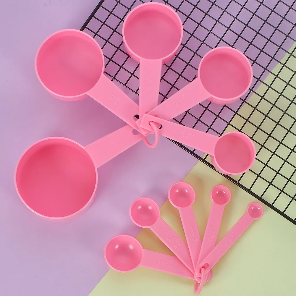 10pcs/set Color Measuring Cups and Measuring Spoon Scoop Silicone Handle Kitchen Measuring Tool
10pcs/set Color Measuring Cups and Measuring Spoon Scoop Silicone Handle Kitchen Measuring Tool