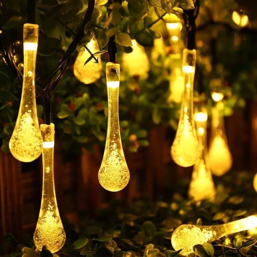 LED Solar Lights Water Droplet String Lights Outdoor Garden Decor Tree Bubble Light for Halloween Party Christmas
LED Solar Lights Water Droplet String Lights Outdoor Garden Decor Tree Bubble Light for Halloween Party Christmas