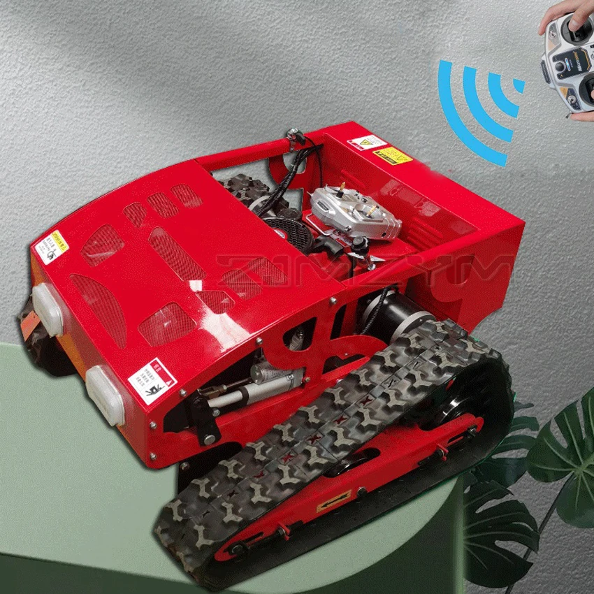Electric crawler remote control lawn mower 0-3km/h slope lawn mower marshland trimmer 680m farthest remote control distance
Electric crawler remote control lawn mower 0-3km/h slope lawn mower marshland trimmer 680m farthest remote control distance