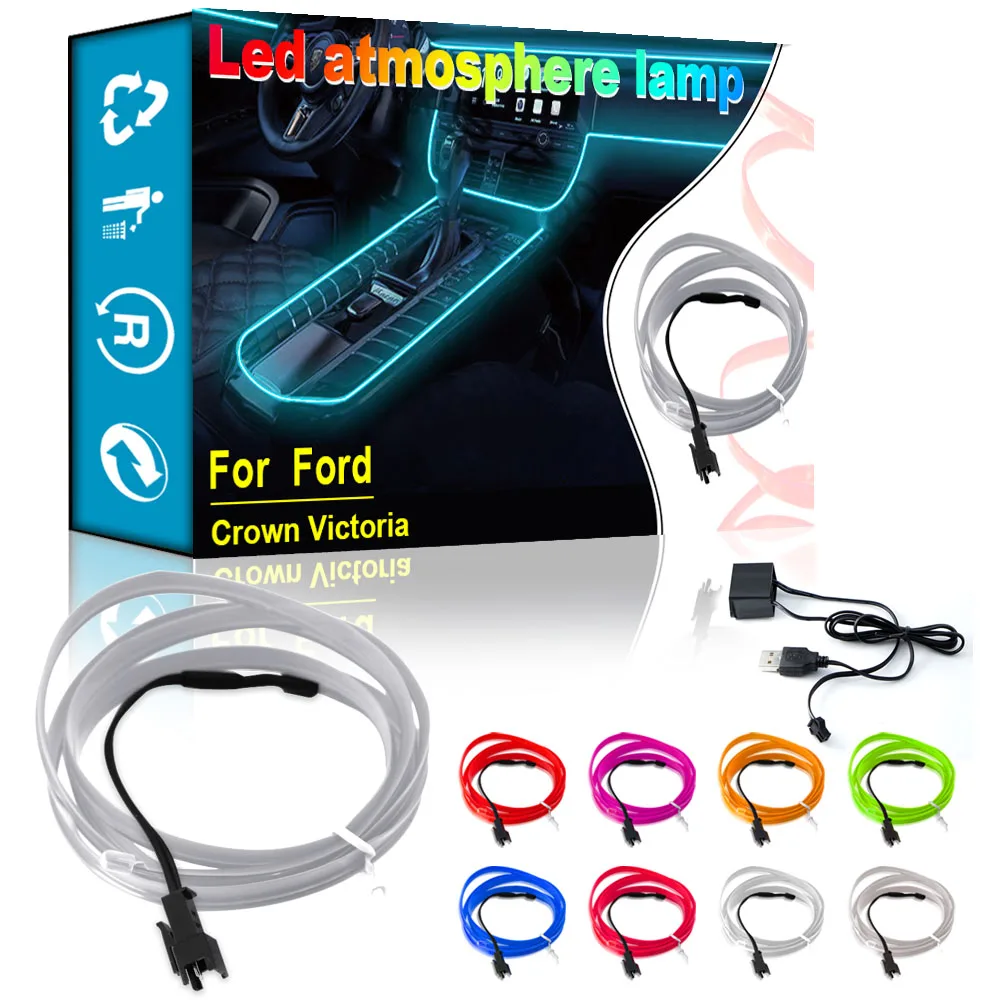 Car USB Atmosphere Lights Car Interior Accessories for Ford Crown Victoria Focus 2 3 Fiesta MK7 Mondeo Ranger Fusion KA Explorer
Car USB Atmosphere Lights Car Interior Accessories for Ford Crown Victoria Focus 2 3 Fiesta MK7 Mondeo Ranger Fusion KA Explorer