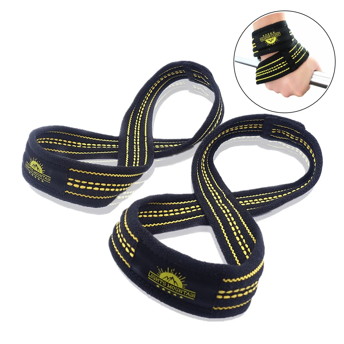 Figure 8 Lifting Straps Deadlift Wrist Wraps 3 Sizes Weight Lifting Workout Straps for Home Gym Powerlifting Strength Training
Figure 8 Lifting Straps Deadlift Wrist Wraps 3 Sizes Weight Lifting Workout Straps for Home Gym Powerlifting Strength Training