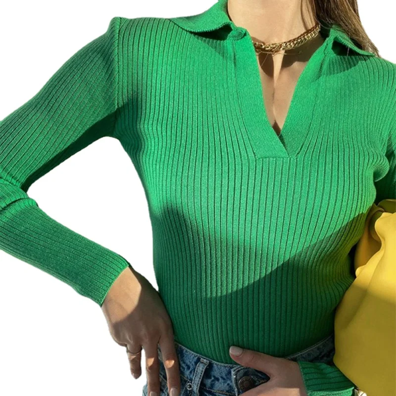 Casual Knitted Sweater Pullover Basic V Neck Long Sleeve Slim Fit T-shirt Female Autumn Winter Jumpers Top Y2K Women Clothes
Casual Knitted Sweater Pullover Basic V Neck Long Sleeve Slim Fit T-shirt Female Autumn Winter Jumpers Top Y2K Women Clothes