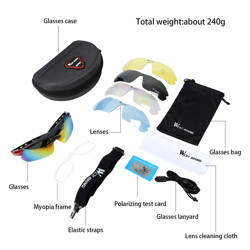 5 Lenses Cycling Polarized Eyewear Glasses Bicycle Sunglasses Mountain Road Bike Men Women Sport Glasses Cycling Equipment
5 Lenses Cycling Polarized Eyewear Glasses Bicycle Sunglasses Mountain Road Bike Men Women Sport Glasses Cycling Equipment