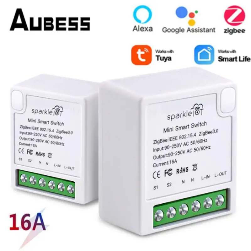 16A Tuya Mini Zigbee Switch Module Smart Home Voice Control Smart Light Switch Automation Module Works With Alexa Google Home
16A Tuya Mini Zigbee Switch Module Smart Home Voice Control Smart Light Switch Automation Module Works With Alexa Google Home