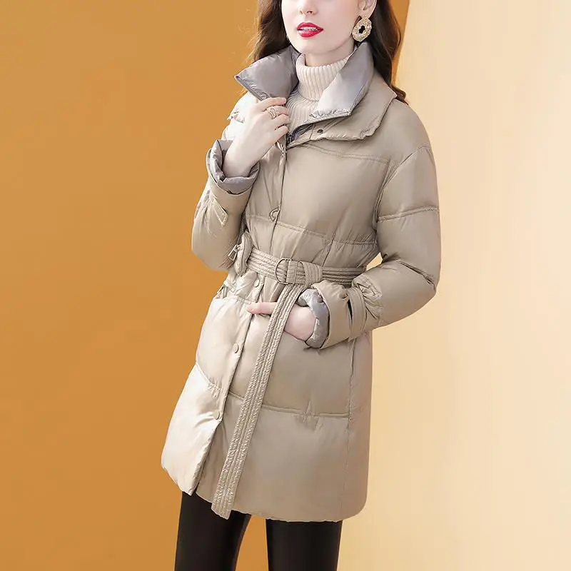Double-collar white duck down jacket women winter new fashion design sense fake two-piece warm jacket
Double-collar white duck down jacket women winter new fashion design sense fake two-piece warm jacket