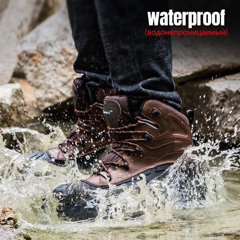Man's Safety Shoes for Steel Toe Hiking Boots Men Waterproof Work Protection Boots Anti-Collision Hunting Shoes with Iron Sheet
Man's Safety Shoes for Steel Toe Hiking Boots Men Waterproof Work Protection Boots Anti-Collision Hunting Shoes with Iron Sheet
