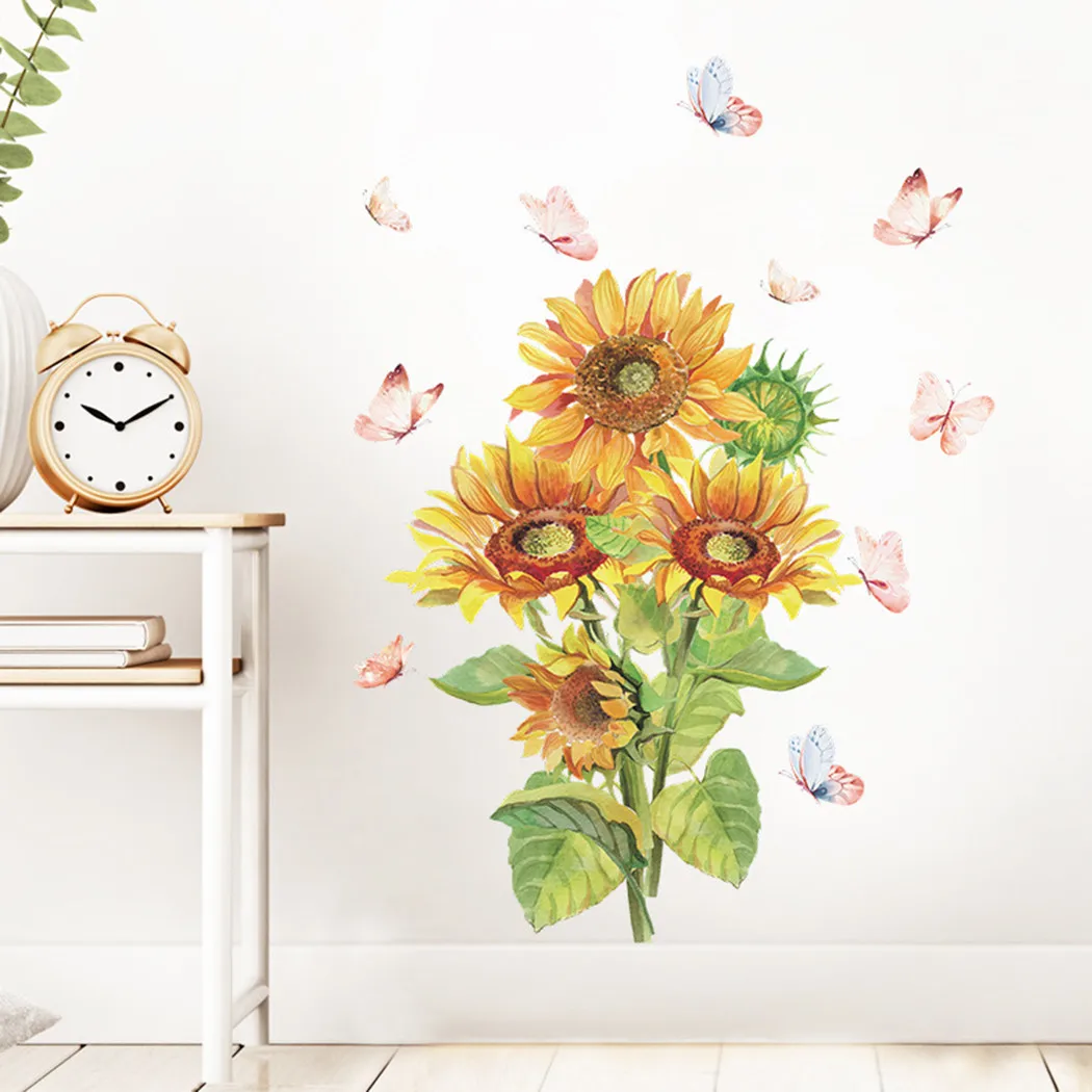 Sunflower Flower Wall Sticker Removable Mural DIY Art Decal Wall Living Room Background Decorative Wall Stickers Home Decor
Sunflower Flower Wall Sticker Removable Mural DIY Art Decal Wall Living Room Background Decorative Wall Stickers Home Decor