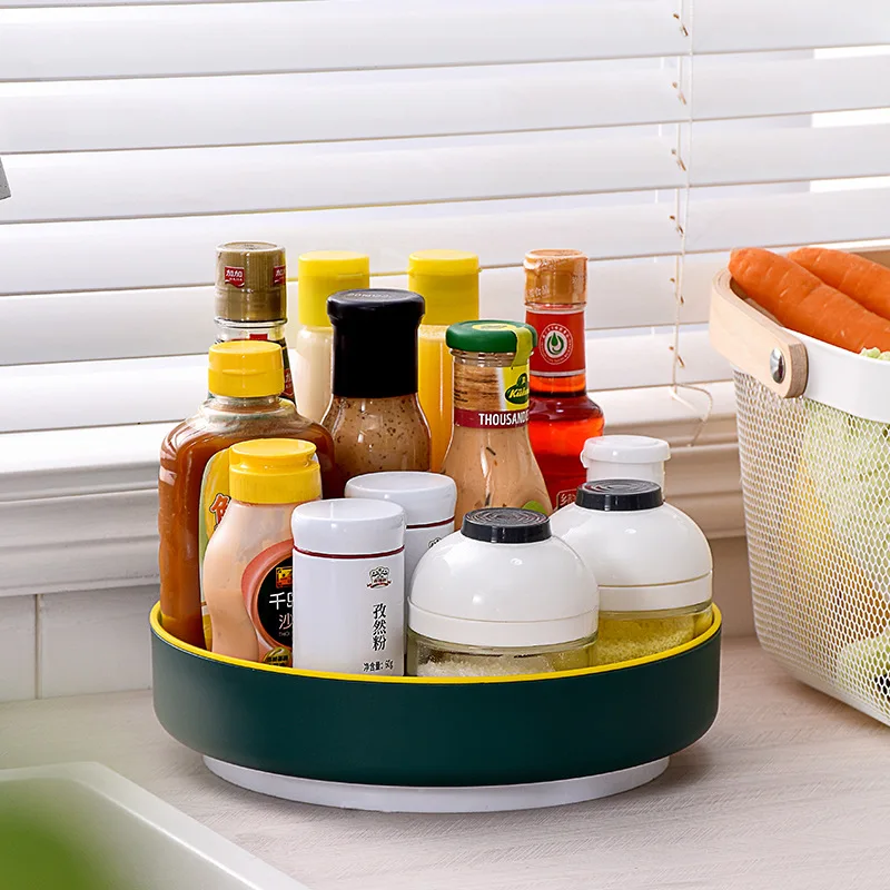 360° Rotating Storage Rack Multifunctional Seasoning Organizer Shelf Oilproof Non-slip Kitchen supplies Holder For Home
360° Rotating Storage Rack Multifunctional Seasoning Organizer Shelf Oilproof Non-slip Kitchen supplies Holder For Home