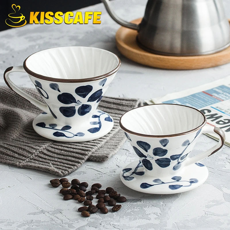 Hand Painted Ceramic Coffee Cup Espresso Filter Cup Origami Filter Cups V60 Funnel Drip Hand Cup Filters Coffee Accessories
Hand Painted Ceramic Coffee Cup Espresso Filter Cup Origami Filter Cups V60 Funnel Drip Hand Cup Filters Coffee Accessories
