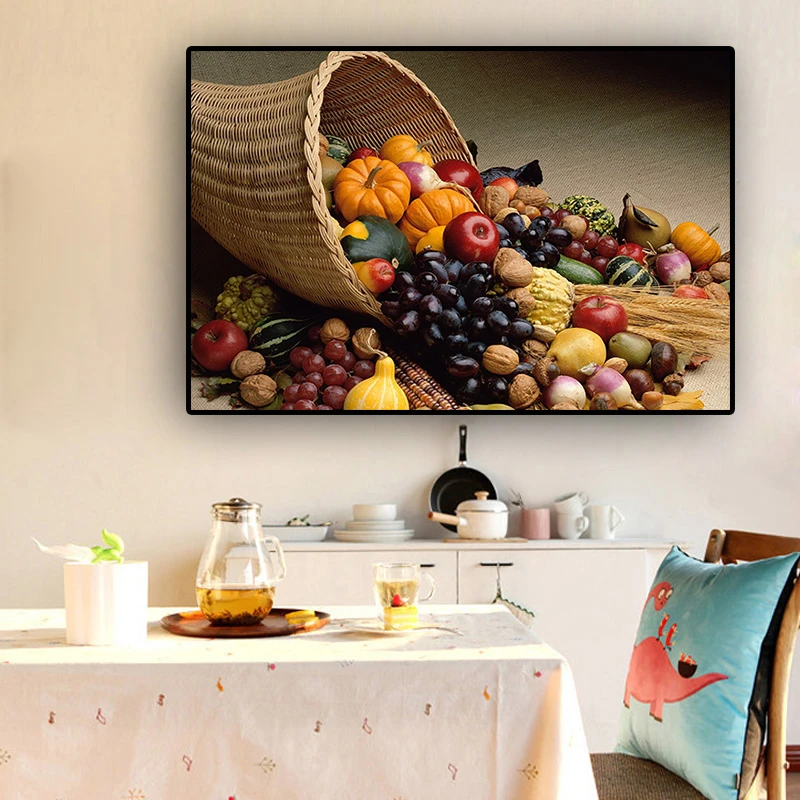 Fruit Vegetable Cooking Supplie Posters and Prints Canvas Painting Scandinavian Art Wall Picture For Living Room Kitchen Decor
Fruit Vegetable Cooking Supplie Posters and Prints Canvas Painting Scandinavian Art Wall Picture For Living Room Kitchen Decor