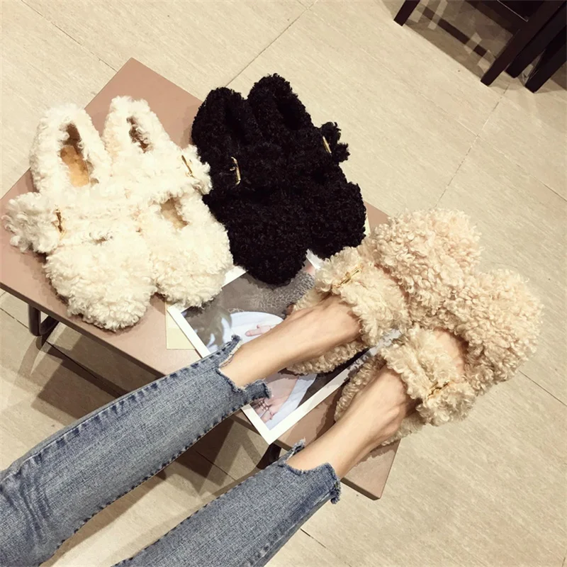 Hairy shoes women's winter wear 2021 new net red with the same warm peas shoes women round toe comfortable scoop shoes
Hairy shoes women's winter wear 2021 new net red with the same warm peas shoes women round toe comfortable scoop shoes