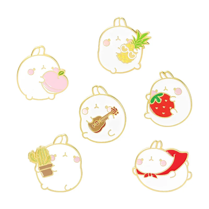 Cute White Rabbit Lapel Pins Enamel Badges Brooches For Women Mini Anime Badges Decorative Brooch Vintage Hijab Pins For Clothes
Cute White Rabbit Lapel Pins Enamel Badges Brooches For Women Mini Anime Badges Decorative Brooch Vintage Hijab Pins For Clothes