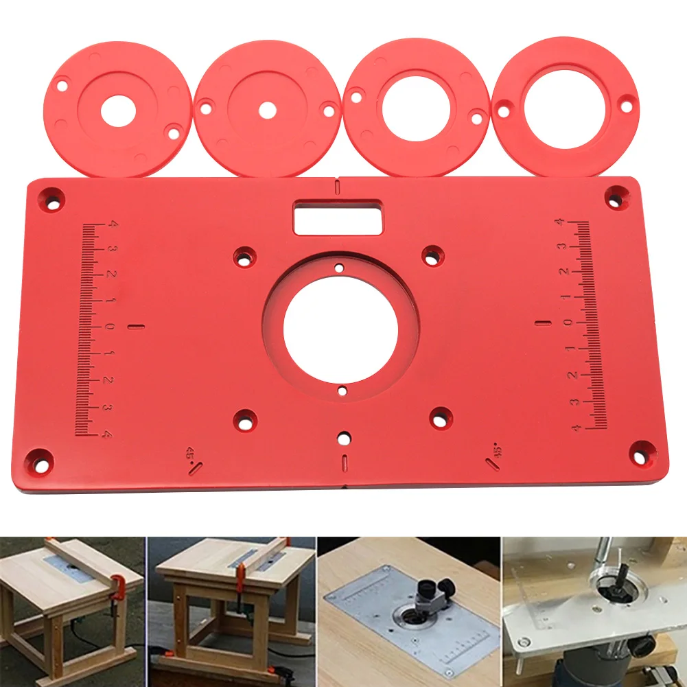 Hot Trimming Machine Flip Board Aluminum Router Table Insert Plate for Woodworking Tool D6
Hot Trimming Machine Flip Board Aluminum Router Table Insert Plate for Woodworking Tool D6