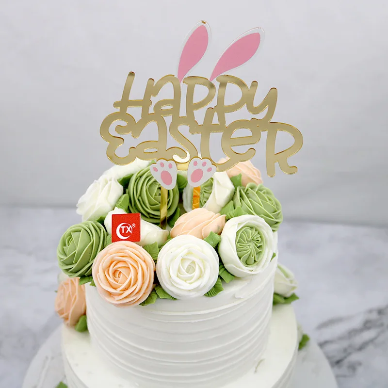 New Happy Easter Cake Toppers Easter Rabbit Painted Acrylic Cake Flags Trick or Treat Easter Party Cake Baking Decor Acrylic
New Happy Easter Cake Toppers Easter Rabbit Painted Acrylic Cake Flags Trick or Treat Easter Party Cake Baking Decor Acrylic