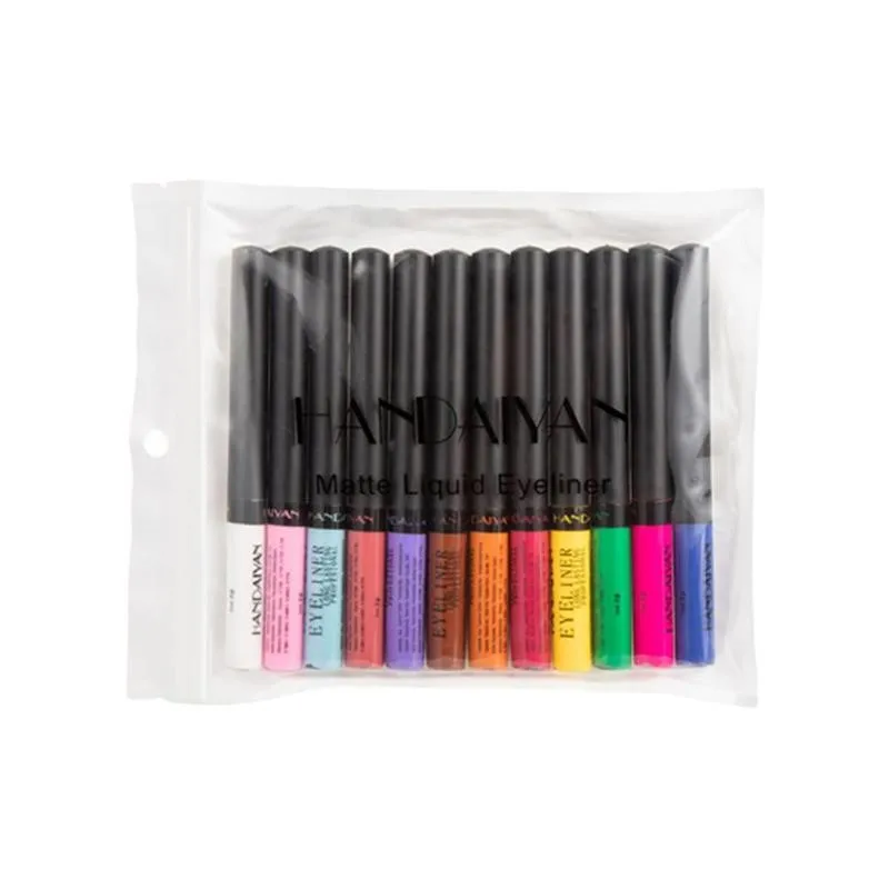 12 Colors Matte Eyeliner Liquid Waterproof Easy To Wear Make Up Matte Eye Liner Eyeliner Color Liner 
12 Colors Matte Eyeliner Liquid Waterproof Easy To Wear Make Up Matte Eye Liner Eyeliner Color Liner