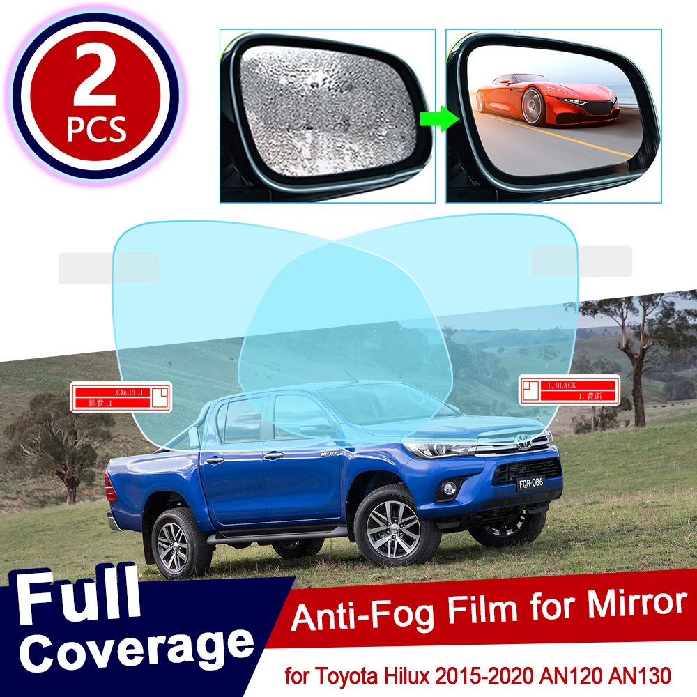 Для Toyota Hilux 2015 ~ 2020 AN120 AN130 120 130 полное покрытие противотуманная пленка зеркало заднего вида непромокаемые противотуманные аксессуары 2016 2017
Для Toyota Hilux 2015 ~ 2020 AN120 AN130 120 130 полное покрытие противотуманная пленка зеркало заднего вида непромокаемые противотуманные аксессуары 2016 2017