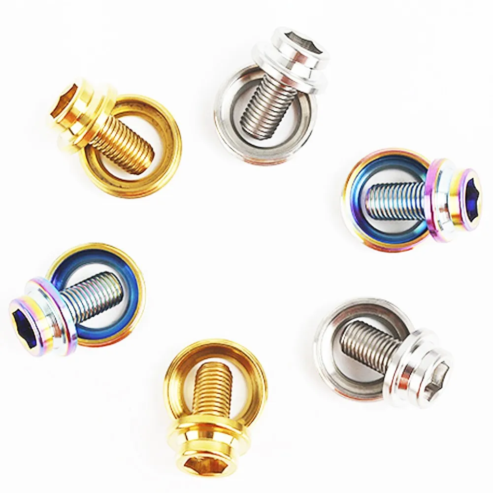 Bike Titanium Alloy Crank Bolt Bottom Bracket BB Axle Screws Kit With Dust Cap & Washer M8*15mm Fit Each Hexagon Socket Wrench
Bike Titanium Alloy Crank Bolt Bottom Bracket BB Axle Screws Kit With Dust Cap & Washer M8*15mm Fit Each Hexagon Socket Wrench