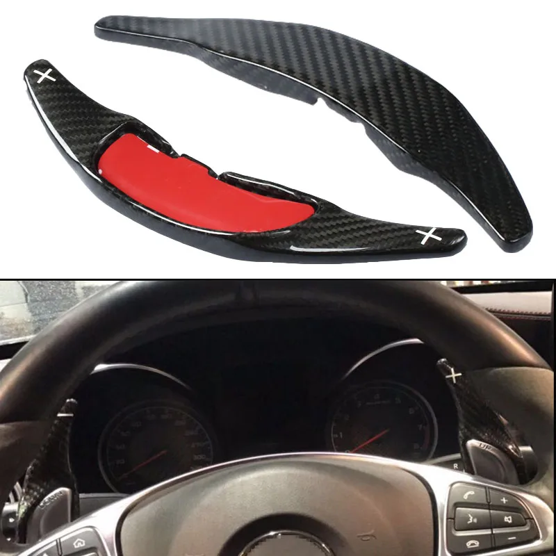 Carbon Fiber Steering wheel Shift Paddle Shifter For Mercedes Benz A45 CLA45 C63 G63 GLS63 SL63 2014 2015 2016
Carbon Fiber Steering wheel Shift Paddle Shifter For Mercedes Benz A45 CLA45 C63 G63 GLS63 SL63 2014 2015 2016