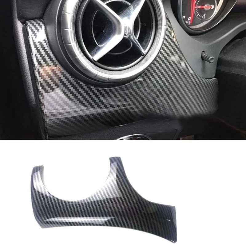 

Car Carbon Fiber Dashboard Driver Side Decoraion Cover for Mercedes-Benz GLA CLA A-Cl A200 A220 2015 2016 2017