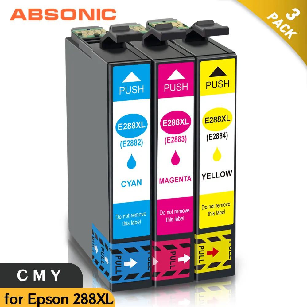

3 Pack Ink Cartridge 288 XL 288XL Black Compatible for Epson Expression Home XP-440 XP-330 XP-340 XP-430 XP-446 XP-434 Printer