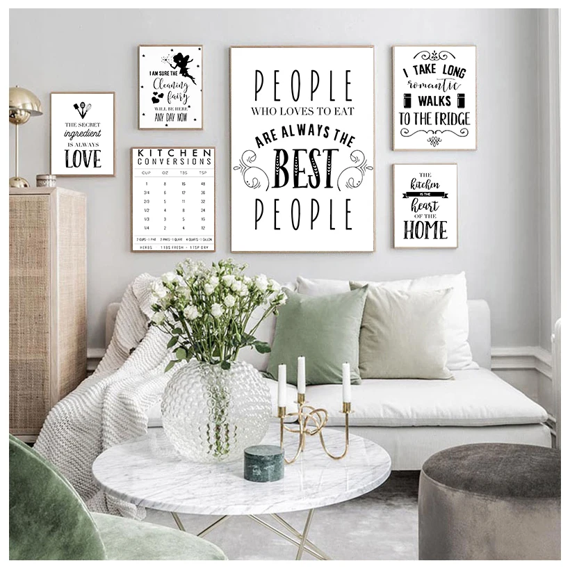 Кухонное украшение, кухонная типография, цитаты, плакаты и принты, черно-белая Картина на холсте, кухонные настенные картины, Декор
Кухонное украшение, кухонная типография, цитаты, плакаты и принты, черно-белая Картина на холсте, кухонные настенные картины, Декор