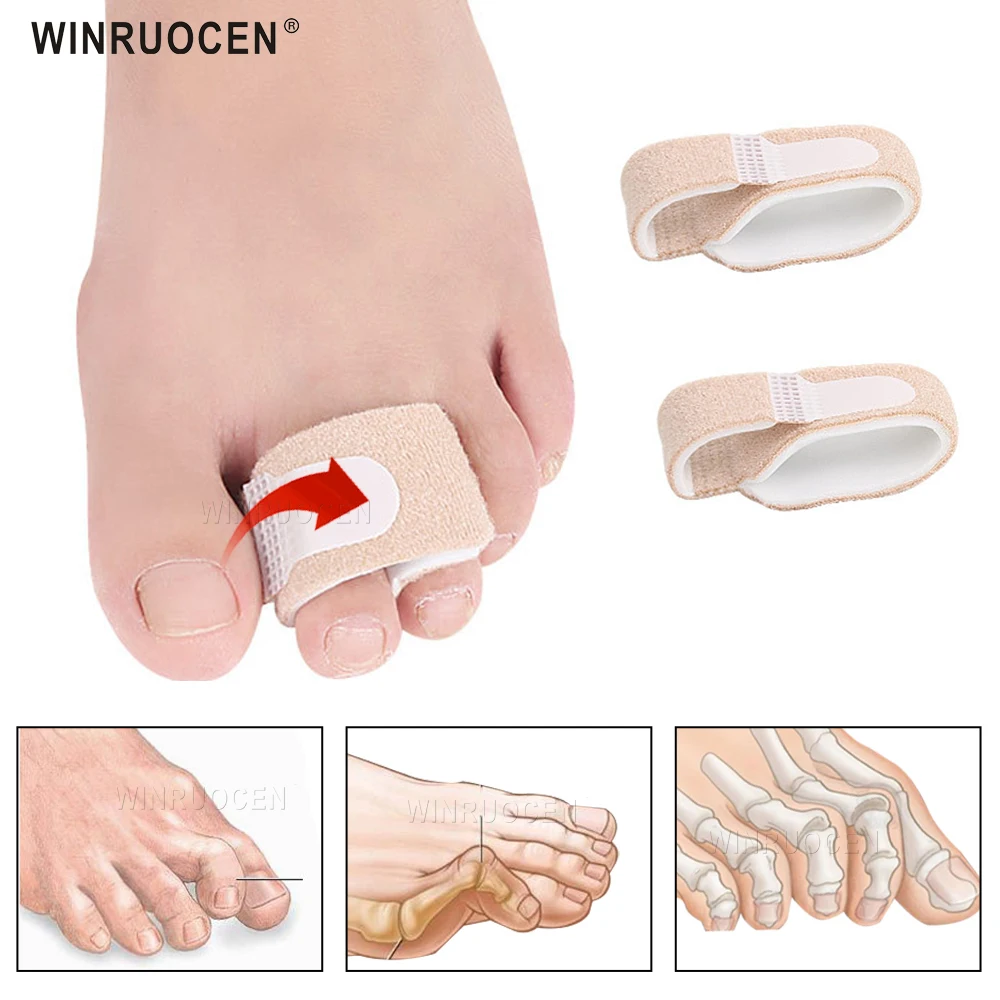 2pcs Toe separator Strap for Toe Overlapping Thumb valgus Reduce Foot Thumb Extrusion Heel pad Toe Correction Strap Insert
2pcs Toe separator Strap for Toe Overlapping Thumb valgus Reduce Foot Thumb Extrusion Heel pad Toe Correction Strap Insert