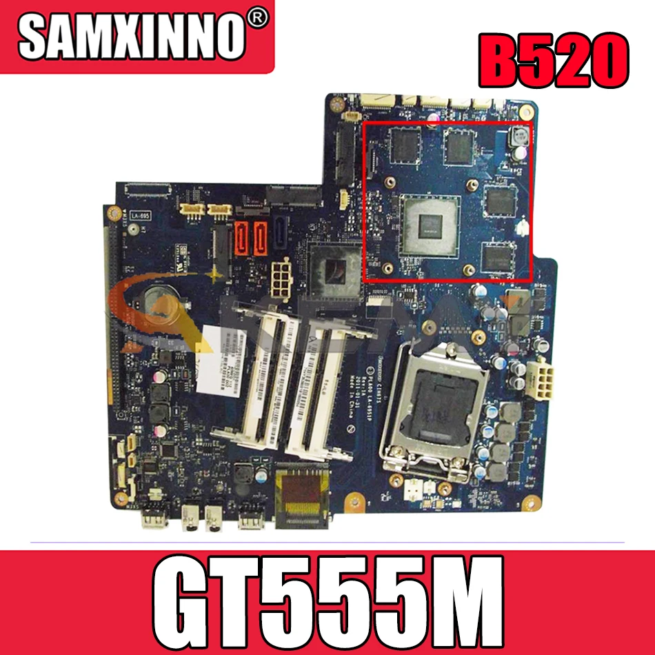 Akemy High quality Motherboard For Lenovo B520 CIH67S LA-6951P DDR3 H61 GT555M NO TV
Akemy High quality Motherboard For Lenovo B520 CIH67S LA-6951P DDR3 H61 GT555M NO TV