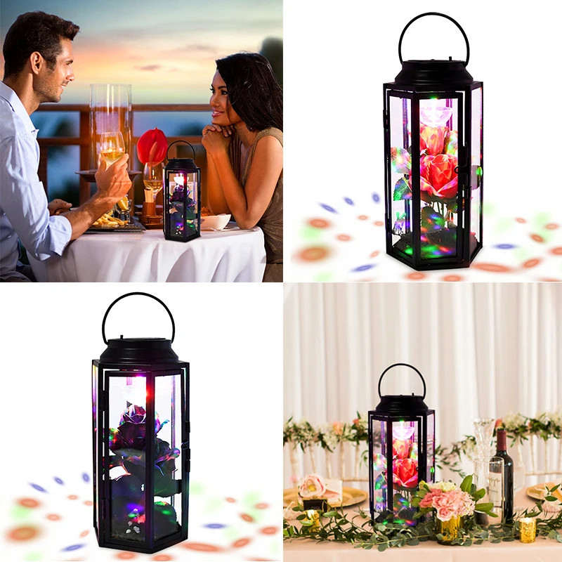 Rechargable LED Rose Wind Lamp with Rose in Glass Dome and Metal Frame 11*31cm Ornament Gift for Valentine's Day Wedding --M25
Rechargable LED Rose Wind Lamp with Rose in Glass Dome and Metal Frame 11*31cm Ornament Gift for Valentine's Day Wedding --M25