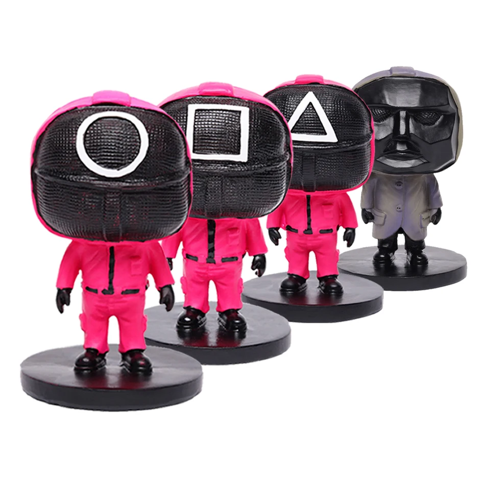 Anime Squid Game 12CM Toy Kawaii Peluche Anime Figure Filling Dolls Korean Games Cartoon Character Toys Children's Gifts
Anime Squid Game 12CM Toy Kawaii Peluche Anime Figure Filling Dolls Korean Games Cartoon Character Toys Children's Gifts