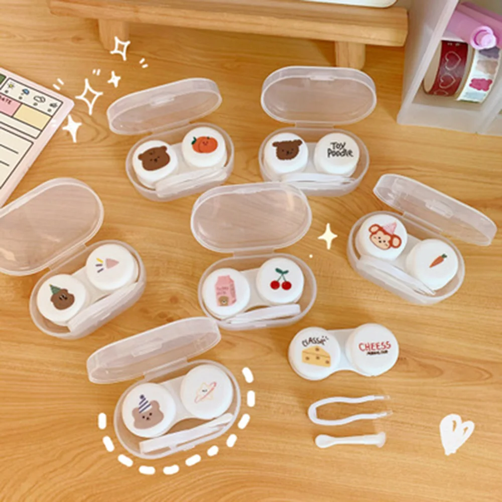 Kawaii Japan Lovely Contact Lens Case Portable Cherry Bears Contact Lens Travel Kit Holder Container Tweezers Stick Remover Tool
Kawaii Japan Lovely Contact Lens Case Portable Cherry Bears Contact Lens Travel Kit Holder Container Tweezers Stick Remover Tool