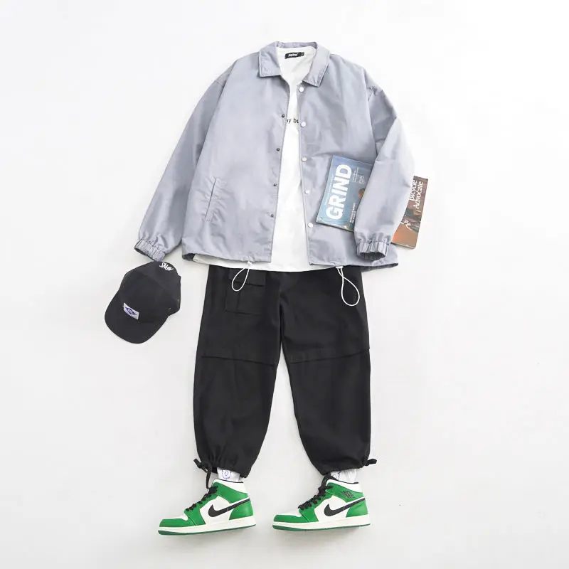 2020 Spring And Autumn New Youth Popular Loose Heavy Industry Anime Printed Jacket Fashion Casual Lapel Top Black/Gray/Green
2020 Spring And Autumn New Youth Popular Loose Heavy Industry Anime Printed Jacket Fashion Casual Lapel Top Black/Gray/Green