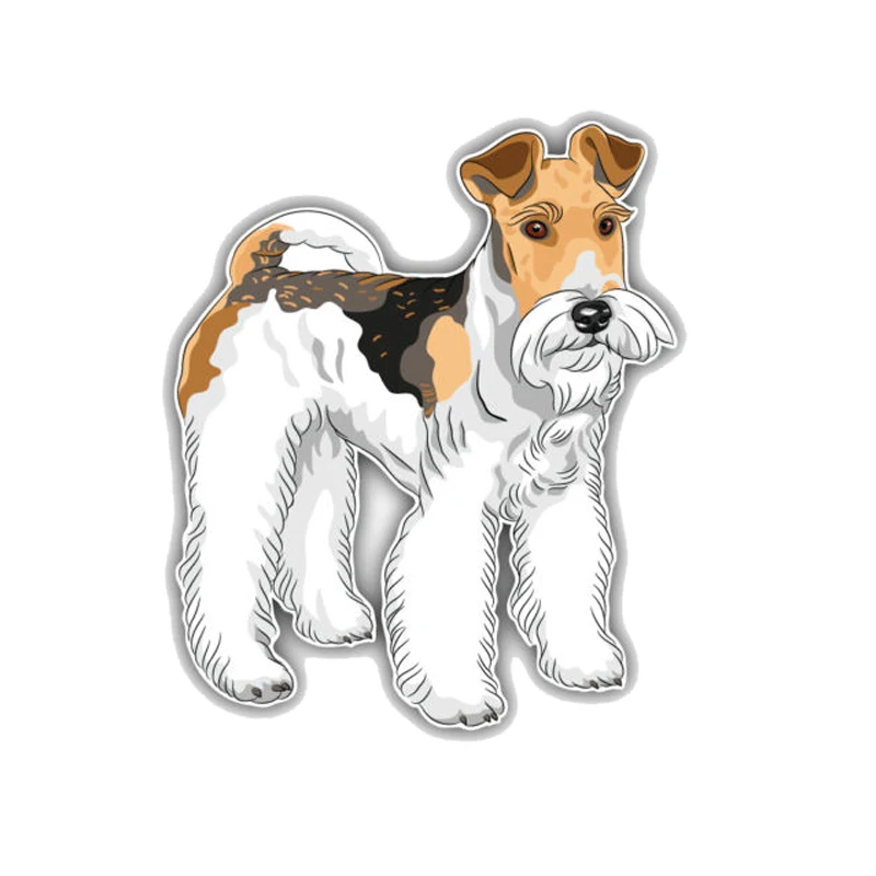 Lovely Car Sticker Cartoon Wire Fox Terrier Dog Vinyl Decal Cover Scratches Engine Cover Window Rear end Decoration KK 14*12cm
Lovely Car Sticker Cartoon Wire Fox Terrier Dog Vinyl Decal Cover Scratches Engine Cover Window Rear end Decoration KK 14*12cm