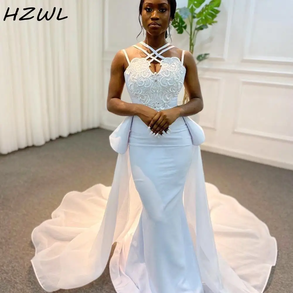 Arabic Mermaid Wedding Dresses Detachable Train vestido de noiva Plus Size Bridal Dress overskirts Wedding Gowns
Arabic Mermaid Wedding Dresses Detachable Train vestido de noiva Plus Size Bridal Dress overskirts Wedding Gowns