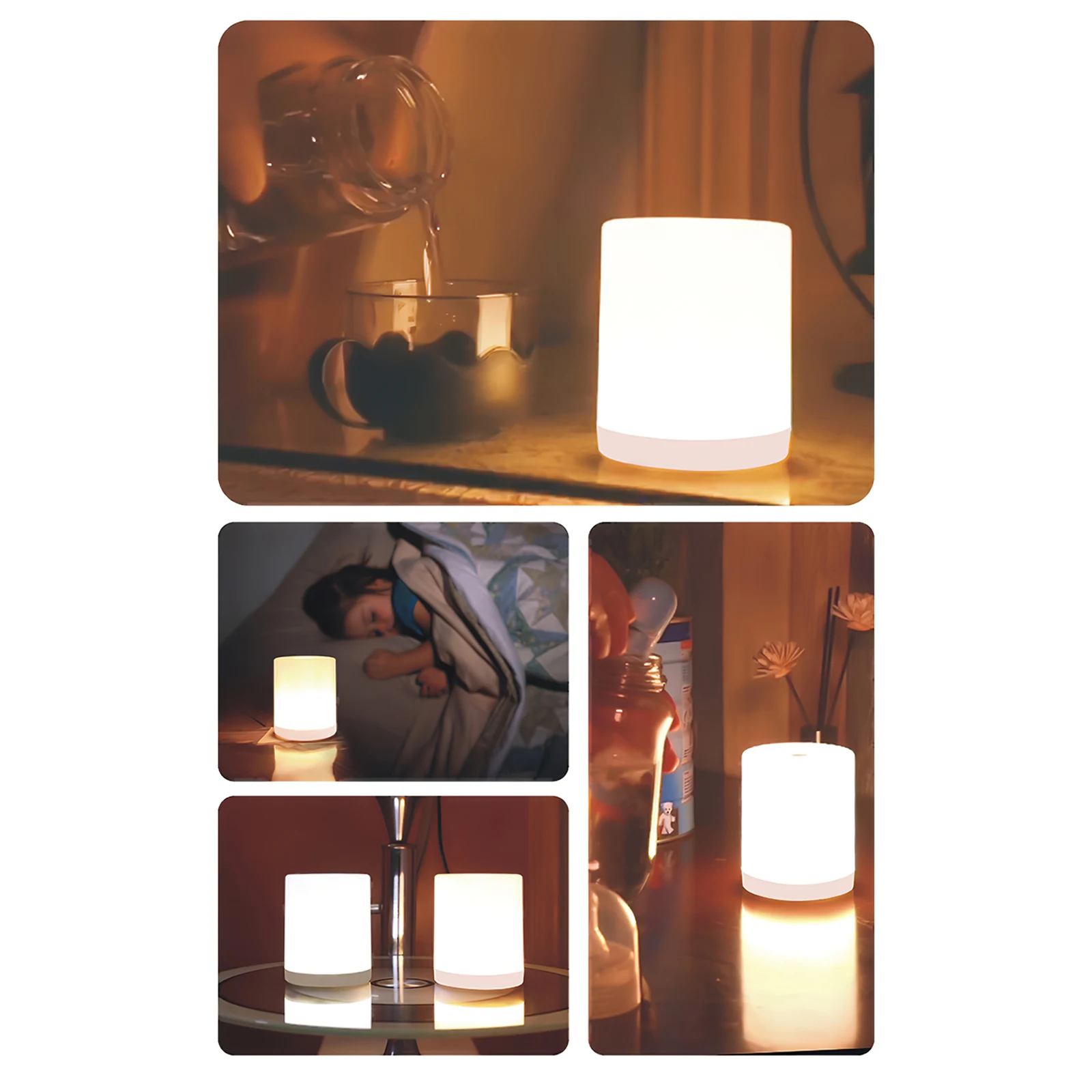 Rechargeable Night Lamps Bedside Light 3000K Warm Light Tap Control Light Dimmable Eye-Caring Table Lamp For Bedroom Bedside
Rechargeable Night Lamps Bedside Light 3000K Warm Light Tap Control Light Dimmable Eye-Caring Table Lamp For Bedroom Bedside