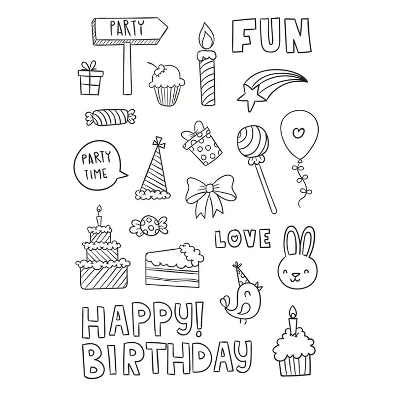 Cartoon Birthday Party Transparent Clear Stamp Diy Decorative Diary Journal Craft Scrapbooking Rubber Stamps Stationery
Cartoon Birthday Party Transparent Clear Stamp Diy Decorative Diary Journal Craft Scrapbooking Rubber Stamps Stationery