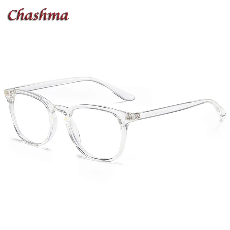 Мужские и женские прозрачные очки Chashma, гибкая оправа из TR90 с защитой от синего света
Мужские и женские прозрачные очки Chashma, гибкая оправа из TR90 с защитой от синего света