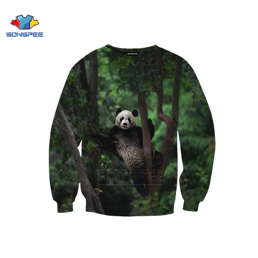 SONSPEE Panda Animal Sweatshirt New Men Women Hoodies 3D Print Long Green Harajuku Street Sleeve Bamboo Top Round Neck Pullover
SONSPEE Panda Animal Sweatshirt New Men Women Hoodies 3D Print Long Green Harajuku Street Sleeve Bamboo Top Round Neck Pullover