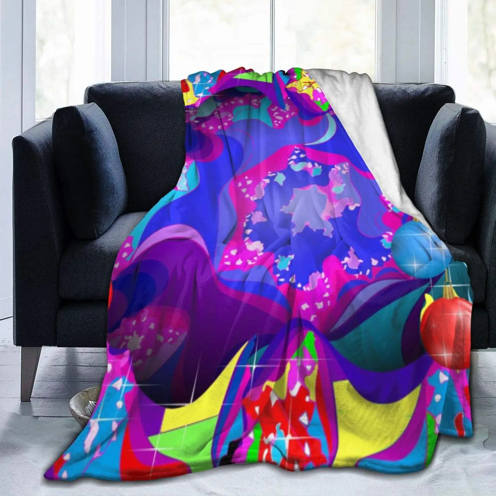 Christmas Fleece Throw Blanket Christmas Colorful Background Lightweight Cozy Soft Plush Blanket for Couch Sofa Bed-80"x60"
Christmas Fleece Throw Blanket Christmas Colorful Background Lightweight Cozy Soft Plush Blanket for Couch Sofa Bed-80"x60"