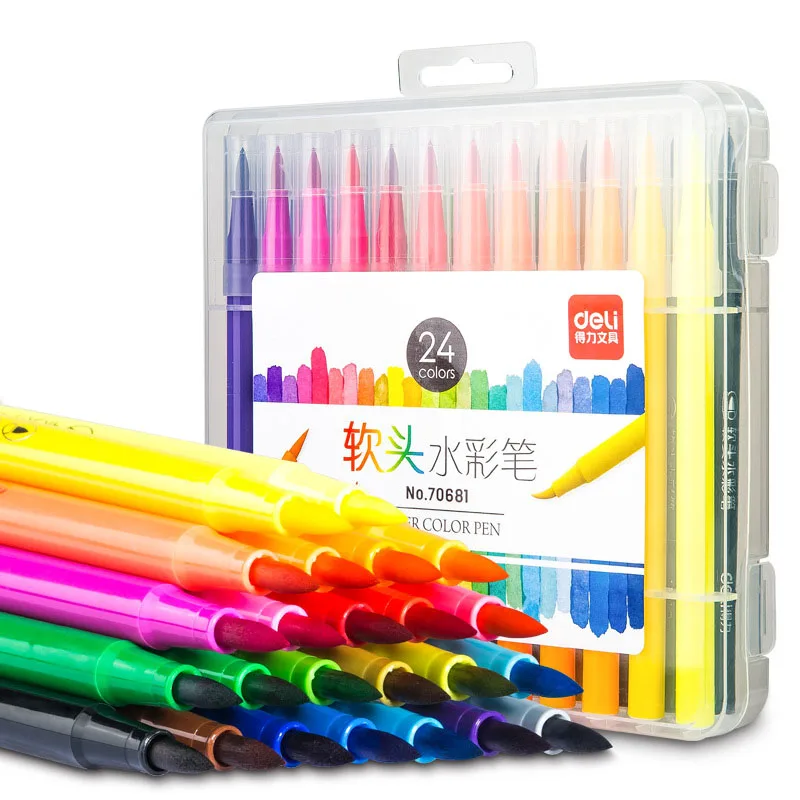 Water-Soluble Watercolor Pen Stick 12/18/24/36/48 Color Boxed Student Oil Pastel Children Washable Watercolor Coloring Painting
Water-Soluble Watercolor Pen Stick 12/18/24/36/48 Color Boxed Student Oil Pastel Children Washable Watercolor Coloring Painting